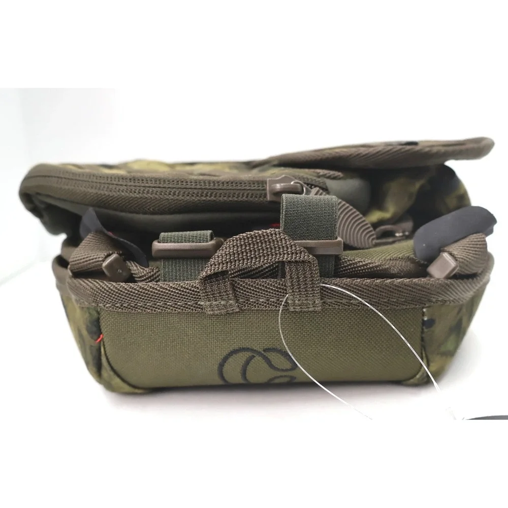 Cloka Tactical Binocular Bag Unisex OS Green Camo New Prym1 Woodlands Harness